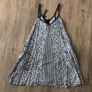 XS BLUE PAISLEY DRESS AMERICAN RAG